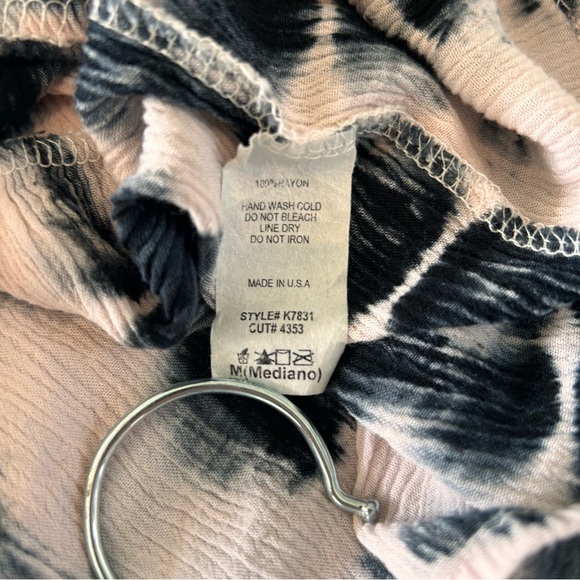 Women’s Ginger G Pink & Black Tie Dye Dress. Size Medium - Picture 5 of 5